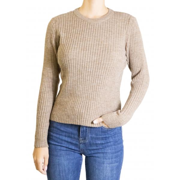 Maglioncino tinta unita  a coste  Only